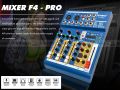 Bàn trộn Mixer Yamaha F4 Pro - Tích hợp vang số 16 chế độ vang - Chuyển đổi thành soundcard livestream chỉ với 1 nút bấm, thu âm, karaoke online chuyên nghiệp - Có Bluetooth, ghi âm usb tiện lợi - Kết hợp được với mọi loa kéo, amply - MTMax. 