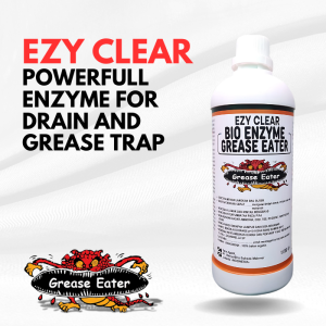 EZY CLEAR BIOENZYME GREASE EATER BAKTERI PENGURAI LEMAK MINYAK GREASE TRAP DAPUR PENGHILANG BAU