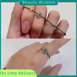 Beauty Wisdom Fashion Creative Lucky Rich Flower Hand Rope Ring For Women Men Adjustable Handmade Braid Bracelets Jewelry Couple Gifts