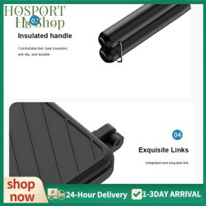 【HPS】 High Quality Bakeware Double Sided Flip Grill Pan Non-Stick for Breakfast Pancakes and Omelets Easy to Clean Durable Material