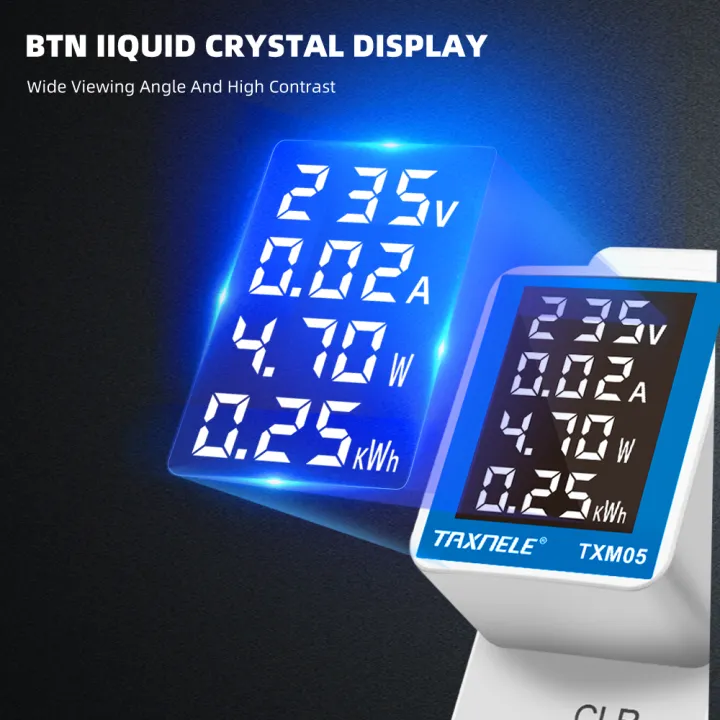 4IN1%20Din%20Rail%20AC%20Monitor%20110V%20220V%20100A%20Voltage%20Current%20Watt%20KWH%20Power%20Energy%20Meter%20VOLT%20AMP%20Voltmeter%20Ammeter%20Wattmeter%20-%20Image%202