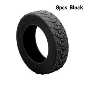 Luggage Cover Protector Suitcase Roller Cover Silicone Casters Luggage Wheel Cover Protector