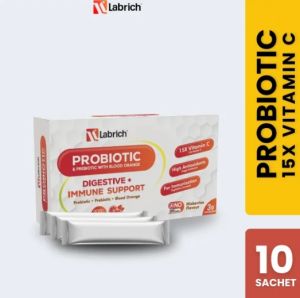 PROBIOTIC LABRICH WITH HIGH VITAMIN C + BLOOD ORANGE exp2027