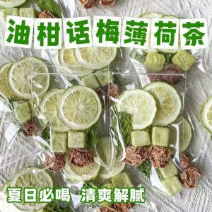 Plum Amla Mint Fruit Tea – Freeze-Dried Refreshing Drink for After Meals 话梅油柑薄荷茶水果茶冻干油柑大餐解腻养生茶