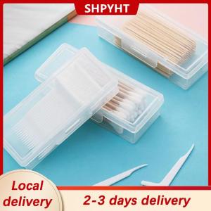 [COD] SHPYHT Local delivery Ship within 24 hours Portable Travel Medicine Box Cotton Swab Holder Case Detal Floss Jewelry Organizer Container Dust-proof Jewelry Accessories Box