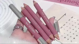 Helloya Dual-Head Multi-Purpose Pen Blush Eye Shadow Matte Smooth Two-Color Highlight Contour One-Step Multi-Use 2025