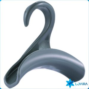 LoviRa Hanger shaped hook arched pocket for storing hangers wide mouth practical wardrobe hangers