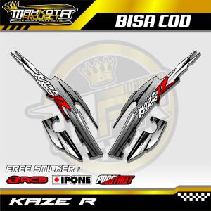 STRIPING VARIASI MOTOR KAWASAKI KAZE R/ STICKER LIST MOTOR KAZE R