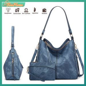 【Fast Delivery】 Tote Bag PU Leather Purse and Handbags Large with Adjustable Shoulder Strap for Women Commute & Daily Use 【Arrive 1-3 Days】