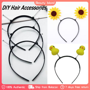 5/3pcs DIY Hair Accessories Accessories Spring Plastic Hair Hoop with Toothed Head Hoop Accessories