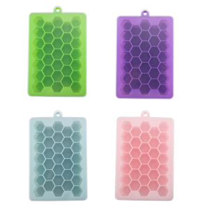 33 Grids Ices Cube Tray with Lid Grade Silicone Ices Maker Mold Enduring Ices Maker for CocktailsWhiskiesSoups