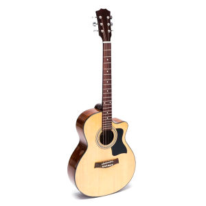 Đàn guitar acoustic DJ120 Gỗ Hồng đào thịt ghi ta dáng A cho âm thanh vang tốt dành cho bạn chơi lâu dài giá rẻ vô đối - Duy Guitar Store