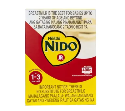 NIDO Junior Powdered Milk Supplement For Children 1-3 Years Old 400g