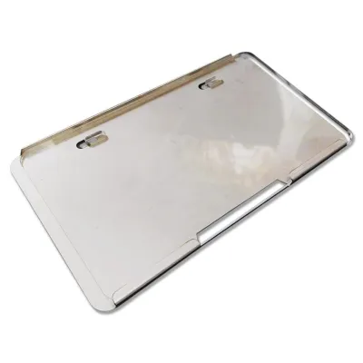 【COD】plate holder motorcycle back and front protector cover stainless 304 & clear acrylic material