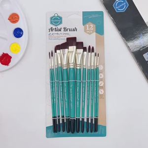 Acrylic Paint Brushes 10 Nylon Oil Painting Brush Childrens Painting Brush Multi-Specification Painting Kit Art Professional Hook Line Pen