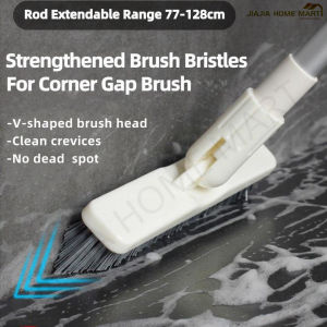 SG HOT SALE! #Adjustable#Gap cleaning brush Floor brush long handle bristles bathroom cleaner scrub toilet to the kitchen ceramic tile scrub brush