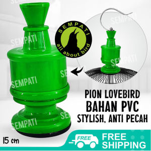 SEMPATI Pion PVC Import Anti Pecah Pion Sangkar Kandang Burung Lovebird Love Bird Lb Pion Sangkar Bulat Kapsul Oval
