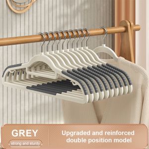50PCS Clothes Hanger Clothes Traceless Household Use Hanger For Fish Mouth Anti Slip Clothes Drying Rack Wardrobe and Clothing Store Hanger