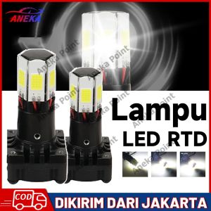 2PCS Lampu Led Motor Lampu Utama LED Motor Headlamp M02E 35W 6 Sisi RTD Original AC-DC