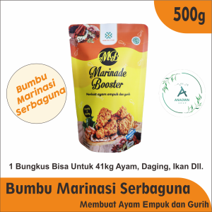 Bumbu Marinasi - Marinasi Serbaguna - Ayam Ikan Sapi Kambing Tahu dan Tempe - Bumbu Masak - Marinade Booster 500g - MB 500 gram