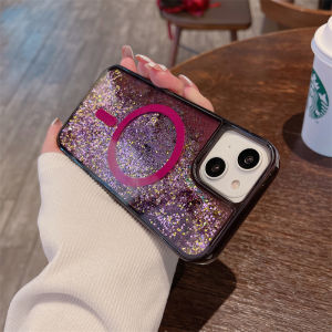 Dynamic Quicksand Case Cover for iPhone 15 16 17 18 Pro Max Glitter Powder Sequins Liquid Shell Hard El Funda Girl Capa