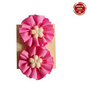Korean 2 pcs Cute Hair Clip Bow Hairpin Childrens Headwear Bow Ribbon Hairpins Hair Pins For Kids