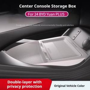 sapid For 24 BYD Yuan PLUS Central Control Lower Storage Silicone Storage Anti-Slip Waterproof Car Interior Modify Accessories 6K3Q2