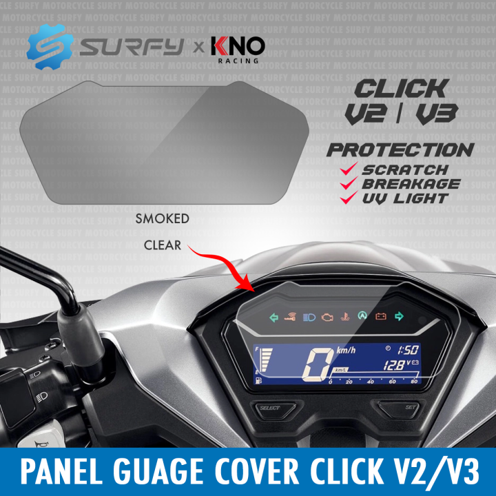 KNO Click 125/150 v2/v3 Panel Gauge Screen Protector 9D Anti-Scratch ...