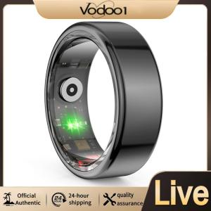 R02 Smart Ring Blood Oxygen Monitor Waterproof 5ATM for Android and iPhone Health Tracking Device