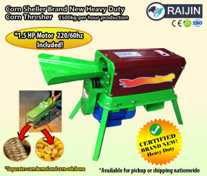 electric corn sheller heavy duty corn maize thresher brand new agriculture