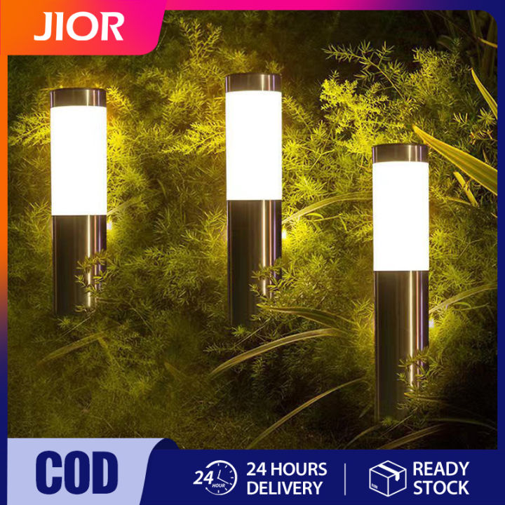 Ready stock JIOR LED Solar Stainless Steel Garden Lighting IP65