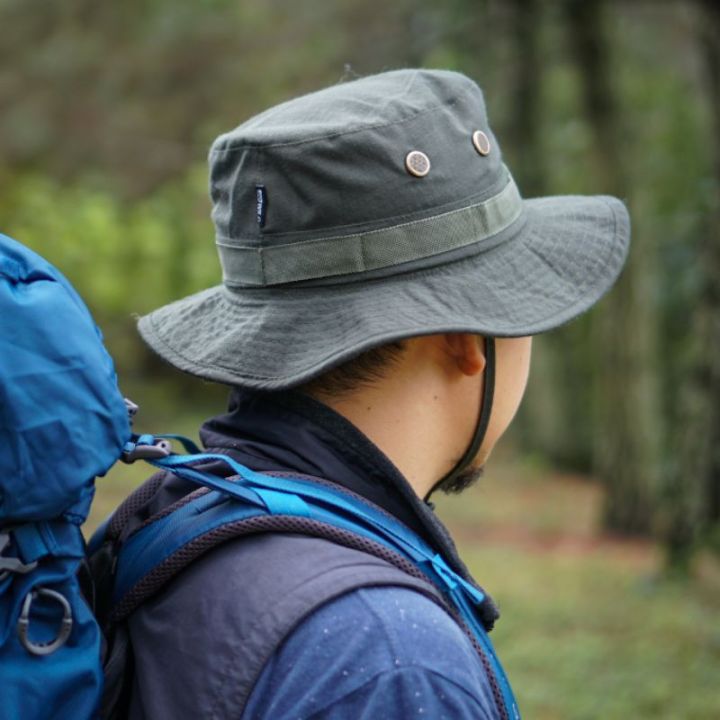 ROOFLESS Topi Hiking Hat Man Topi Camping Hat Man Topi Rimba Hat Topi  Pantai Lelaki Topi Pancing Jungle Hat Fishing Hat