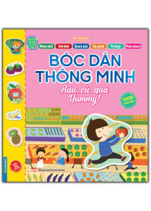 Sách - Bóc dán thông minh - Rau củ quả YUMMY ! (3-7 tuổi)