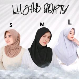 HIJAB SPORT Kerudung Olahraga size S M L hijab jersey premium
