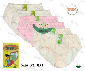 BAYIe - 6 Pcs Celana Dalam / CD Hamil MAMABEL H514/Maternity Pant/CD Ibu Hamil Size XL XXL