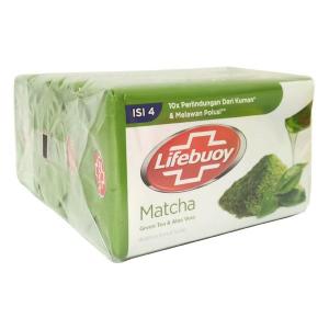 Lifebuoy Bar Soap / Sabun Batang Mandi Body Wash Antiseptik Total 10 Mild Care Lemon Fresh isi 4 Bar x 100 Gram Total 10 Mild Care Lemon Fresh Matcha Green Tea Cool Fresh 4 x 60 Gr