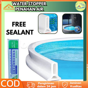 TERMURAH! PENAHAN AIR BANJIR WATER STOPPER SEAL LANTAI KAMAR MANDI TOILET WASTAFEL (FREE SEALANT)