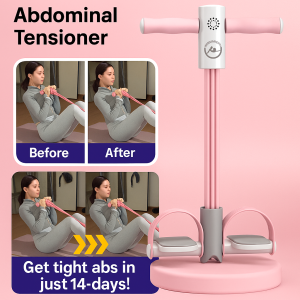 Intelligent pedal tensioner abdominal tightening and  fitness and bellyreducing situps