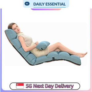 【DAILY ESSENTIAL】 Adjustable Folding Floor Sofa | 175cm Standard or 205cm with Footrest