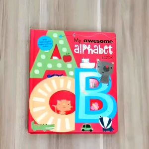 My Awesome ฺBook เล่ม➡️ 🆎️Aphabet Bookboard book สีสวย ลูกเล่นมากมาย จิ้ม หมุน เปิด ปิด กดน่าเล่น น่าค้นหา น่าสำรวจ เด็กๆสนใจมากๆค่ะ