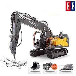 รถแม็คโคร Volvo Double Eagle E568-003 22 ช่นกัน รถแบคโฮ รถแมคโคร รถดัมพ์ สไตล์ Volvo รถบรรทุก รถบังคับ 1/14 2.4Ghz RC