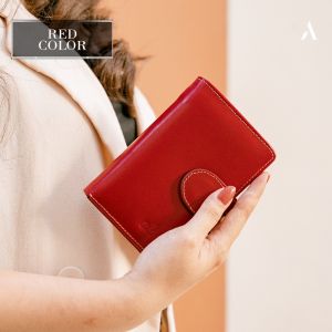 Alona Leather Jakarta - Lotus Wallet Dompet wanita kulit Dompet Wanita Kecil lipat Dompet pendek