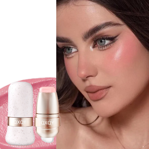 💕 Vitality Cheeks💕 Matte Nude Makeup Moisturizing Face-Lifting Blush Stick膨胀色腮红棒