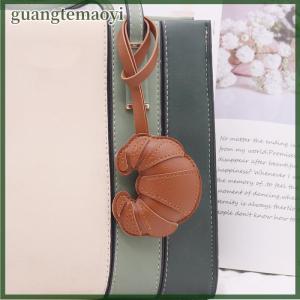 guangtemaoyi Handmade Croissant quyến rũ thực sự Keychain Kawaii động vật Túi ba lô quyến rũ vài người bạn đồ trang sức quà tặng