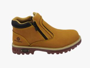 Myrkott MYR21002 Men Safety Shoe Boots MidCut Side/Kasut But Kerja Keselamatan Lelaki Kulit Tulen Asli VIRAL TERKINI