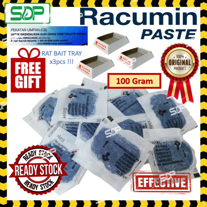 RACUMIN PASTE 100g Ubat Tikus / Racun Tikus Berkesan!! Effective!! Rat