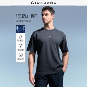 Giordano Men G-MOTION print short sleeve cotton tee Free Shipping 01026437