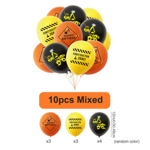 Construction Theme Tableware For Kids Birthday Party Decoration Paper Plates Cups