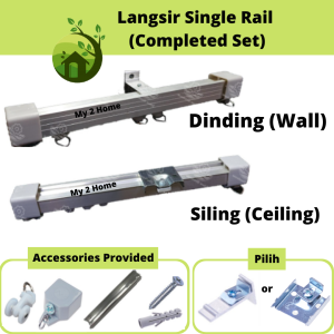 Doso Curtail Rail Joiner Penyambung Rel Langsir Jenis Baru Super Doso Connector