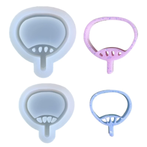 Khuôn mẫu dễ thương fan hâm mộ hình chất liệu silicon khuôn mẫu Cát chảy khuôn nhựa Shaker khuôn mẫu đúc nhựa Shaker Phụ kiện tự làm